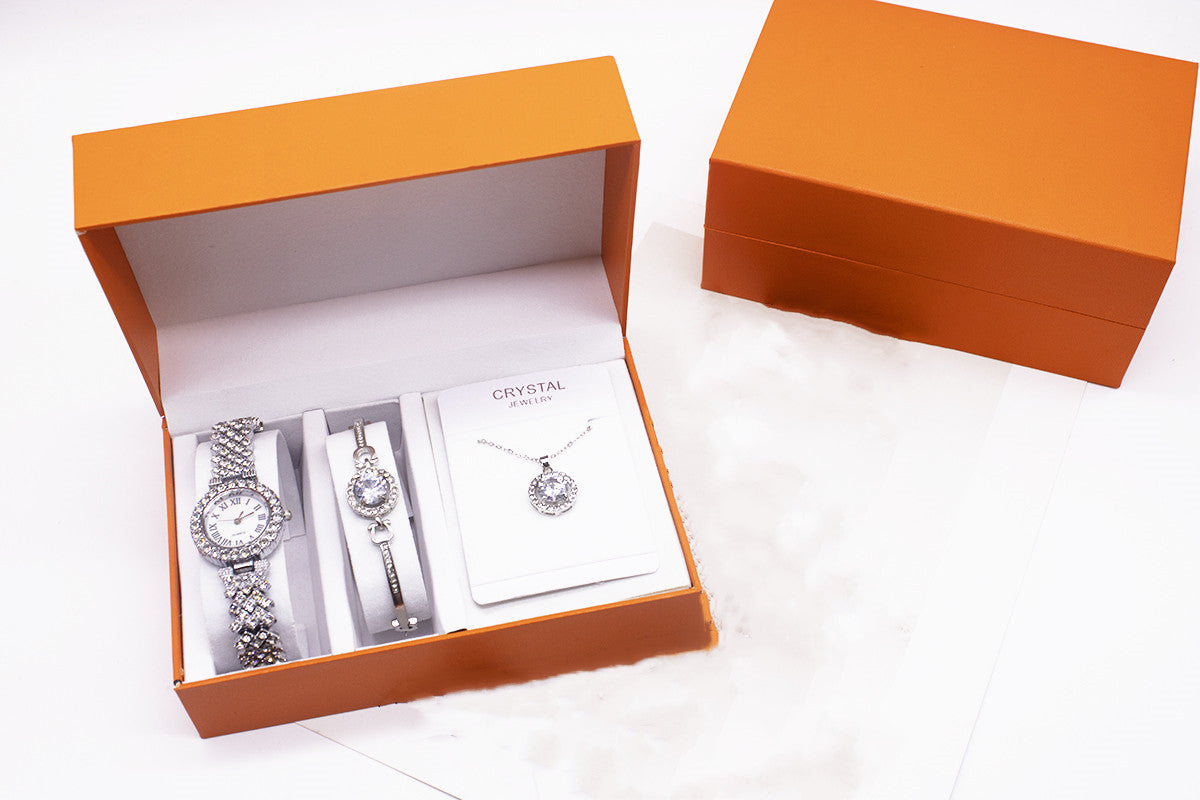 Watch & Bracelet And Necklace