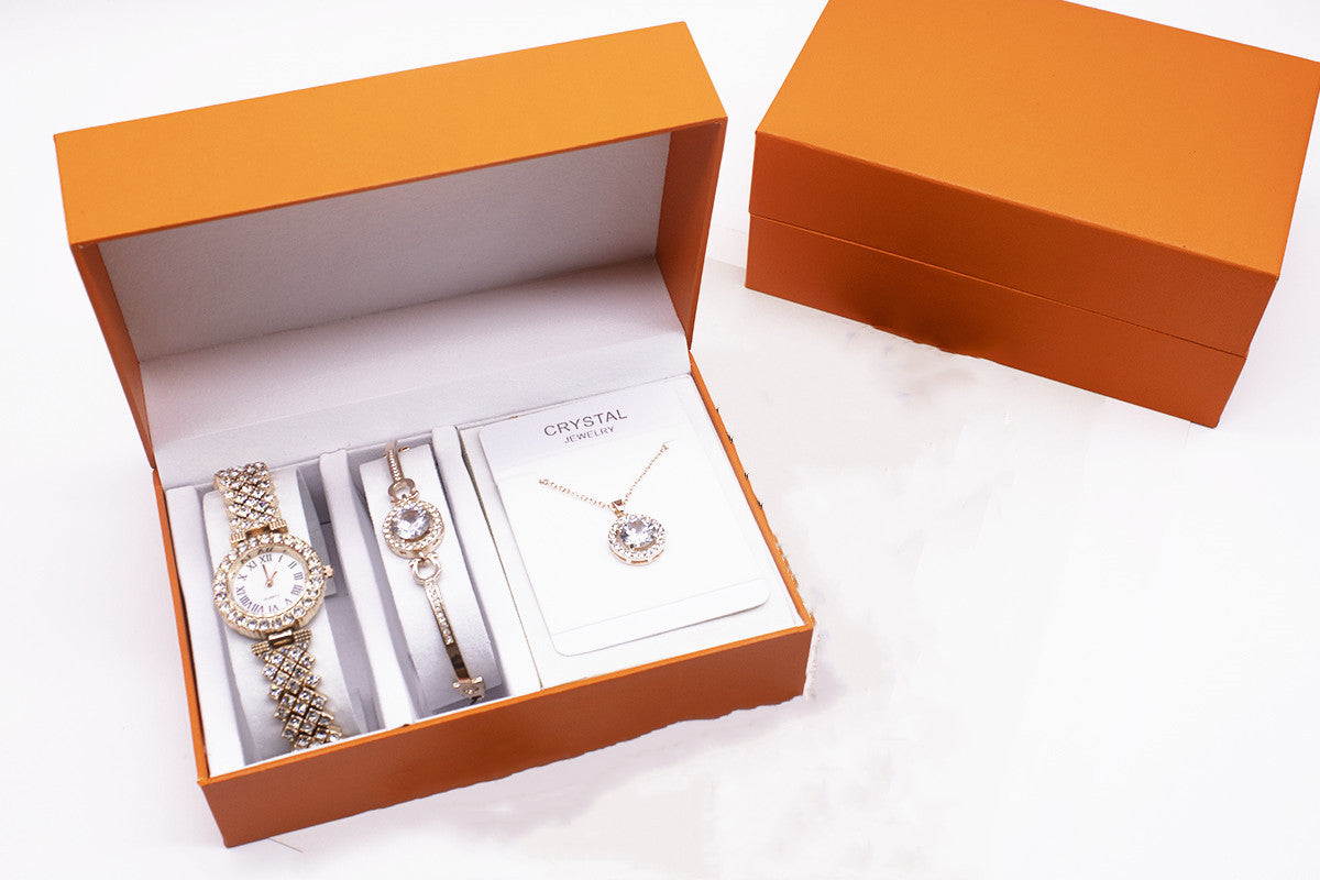 Watch & Bracelet And Necklace
