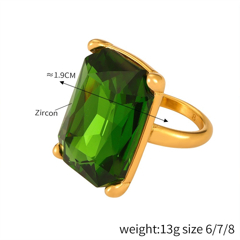 Zircon Design Ring