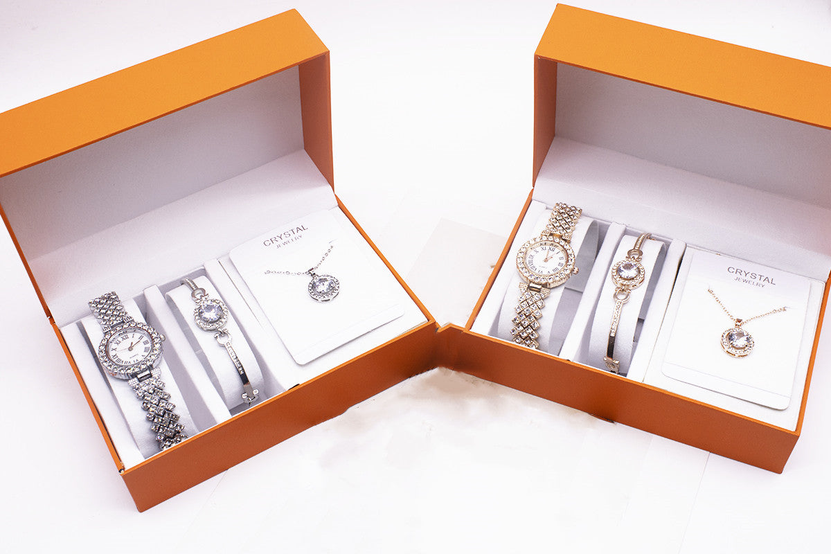 Watch & Bracelet And Necklace