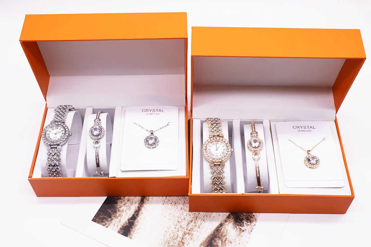 Watch & Bracelet And Necklace