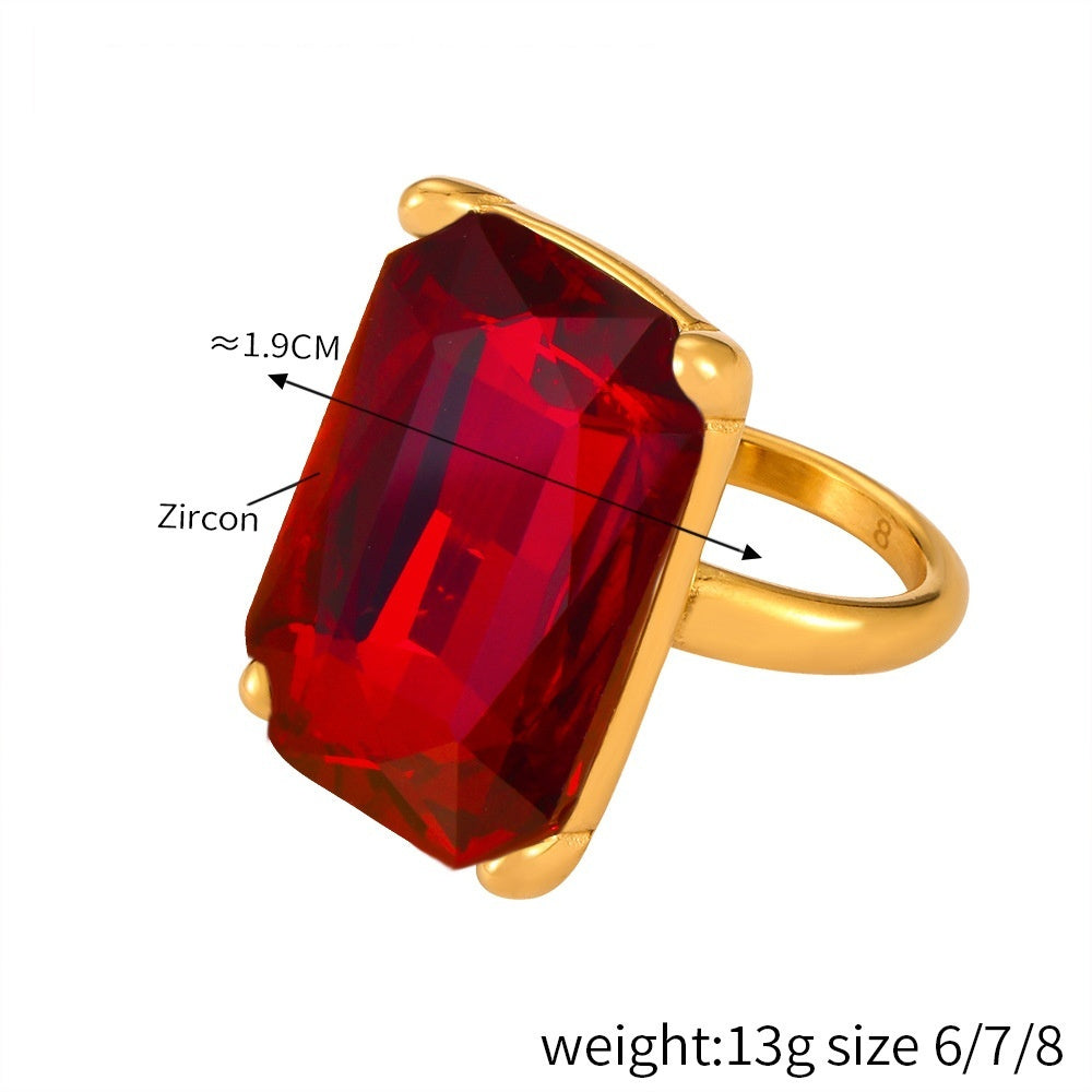 Zircon Design Ring