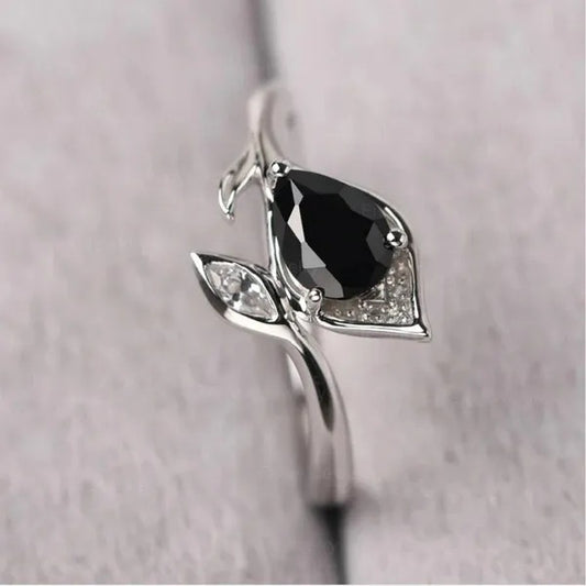Diamond Leaves  Ring