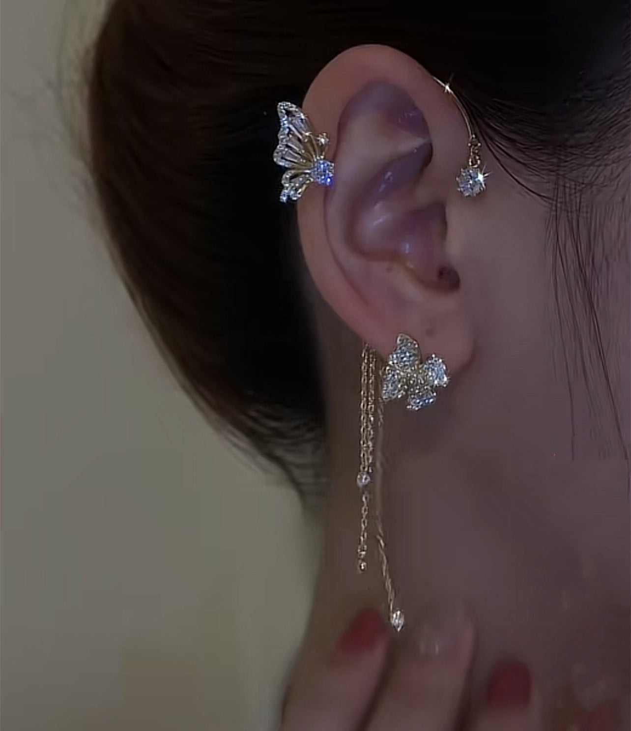 Butterfly Ear Cuffs Earrings