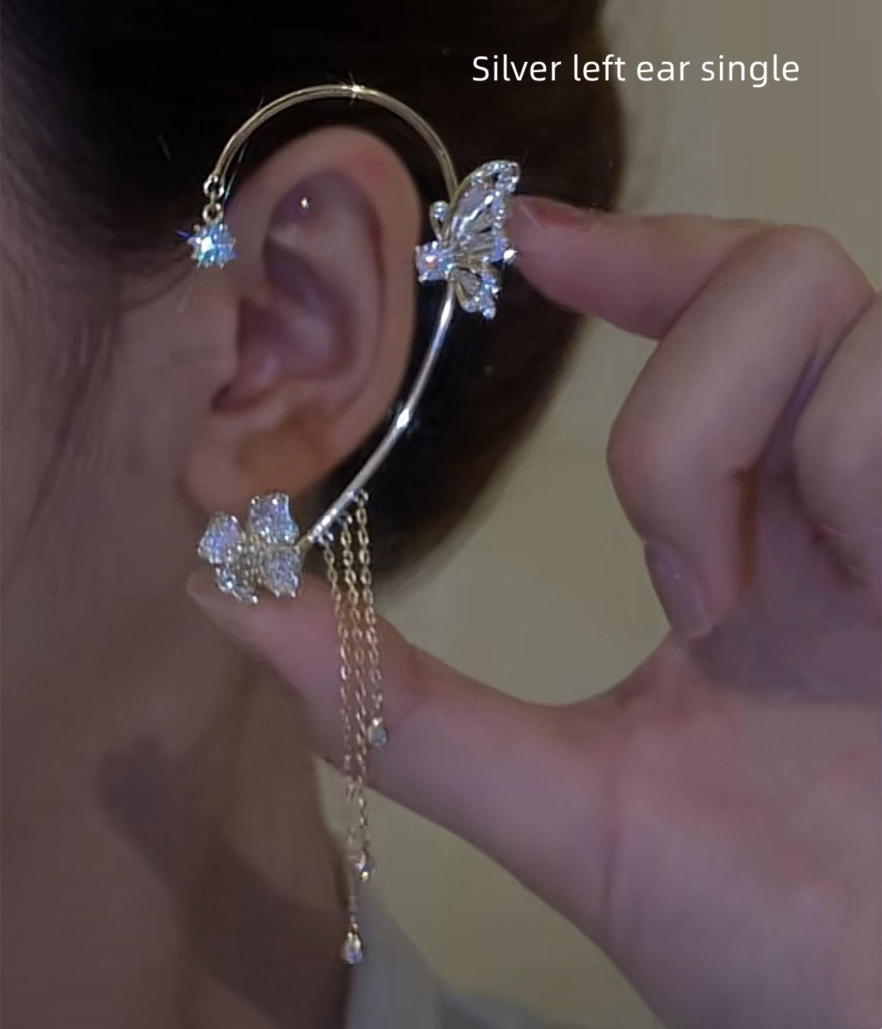 Butterfly Ear Cuffs Earrings