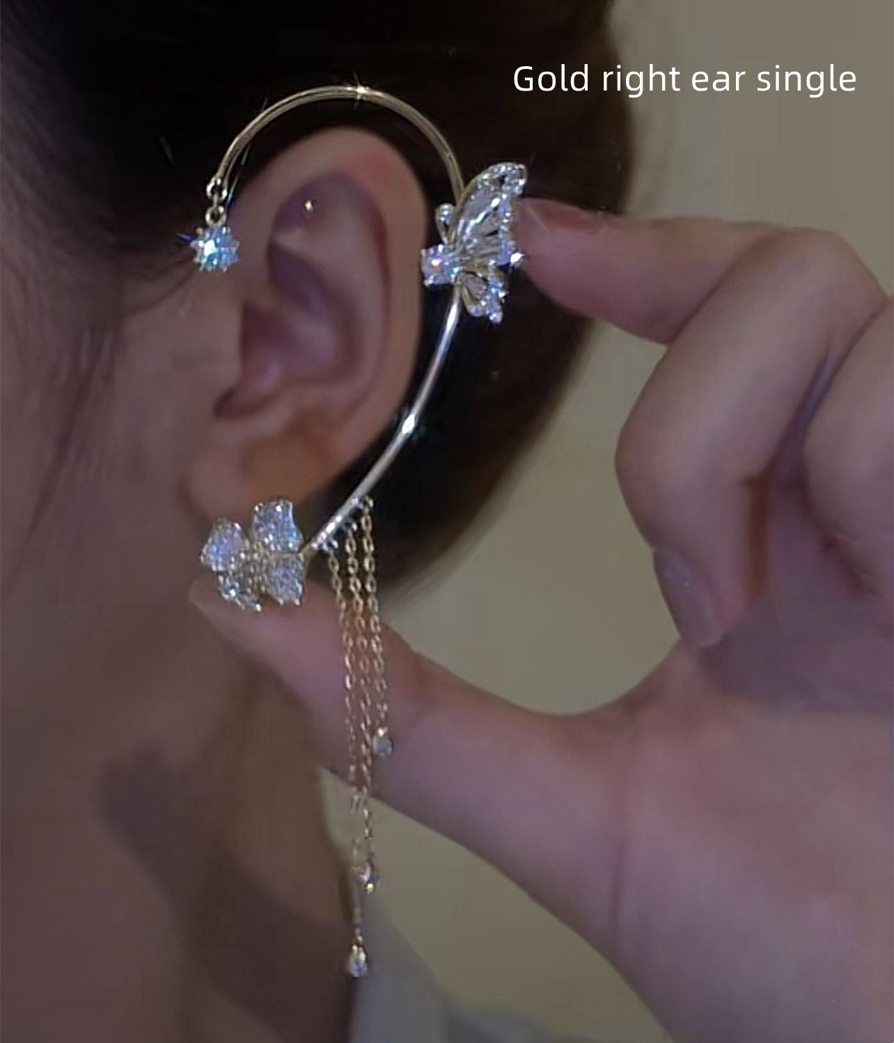 Butterfly Ear Cuffs Earrings