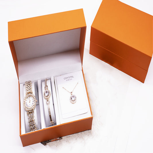 Watch & Bracelet And Necklace